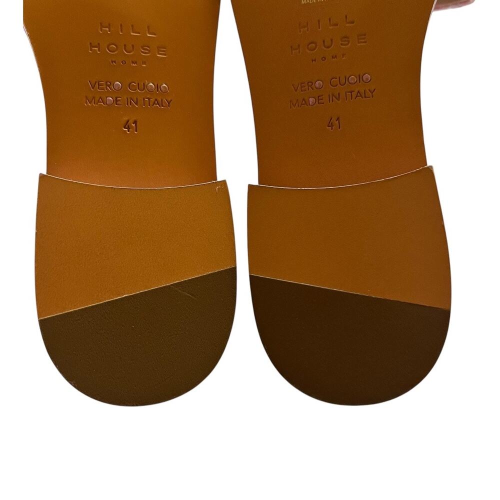 Hill House The Summer Slide Sandals In Pink Embroidery Size 41 EU - Picture 5 of 6